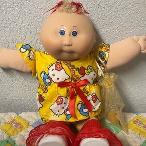 RARE Vintage Cabbage Patch Kid Preemie Girl First Edition Head Mold #1 1983